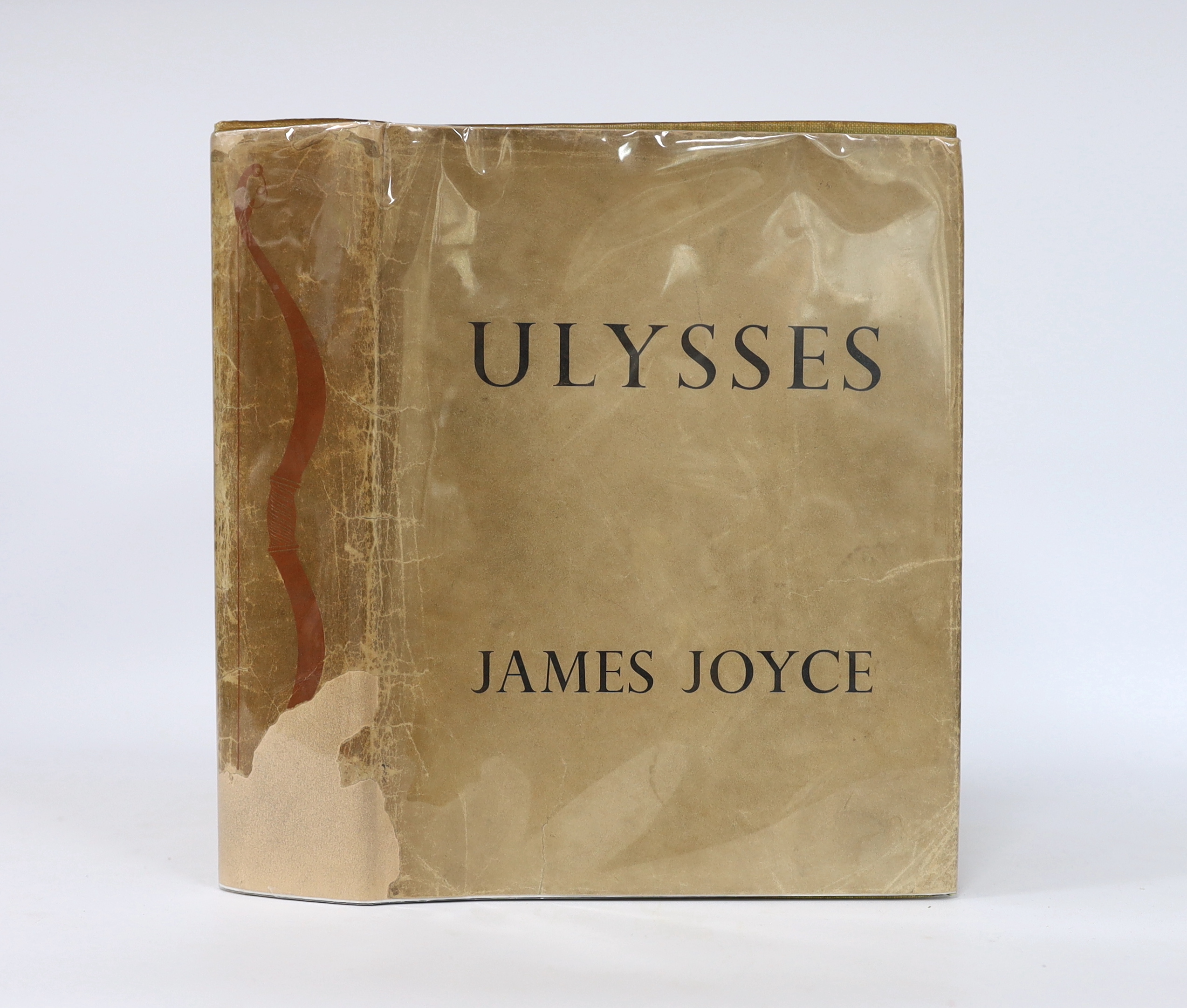 Joyce, James - Ulysses, limited edition number 162 of 900 copies on Japon Vellum, 1st English edition (printed in England), 4to, original publisher’s green linen buckram with Eric Gill’s design of a Homeric bow motif blo